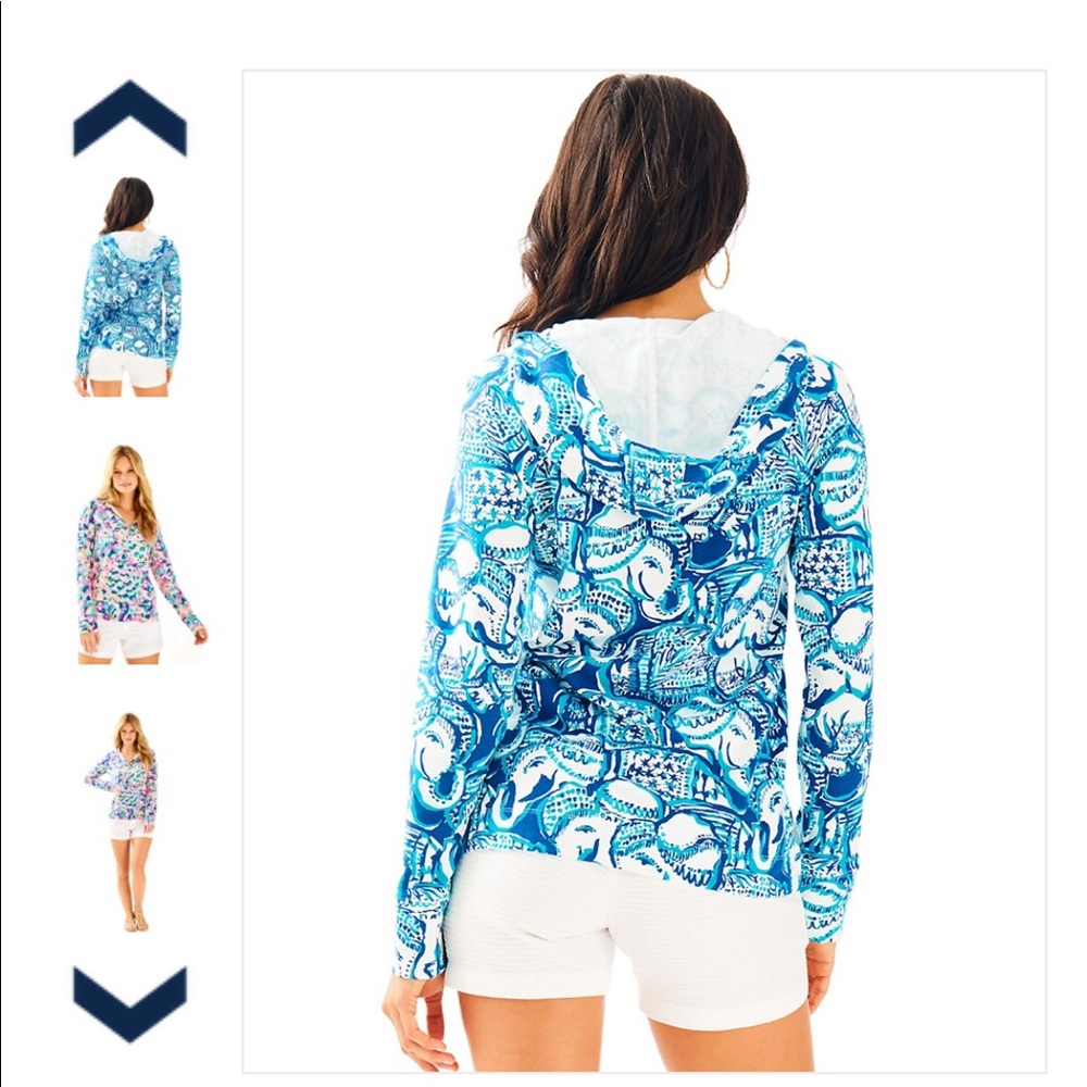 NWT- Lilly Pulitzer hooded skipper  sz medium